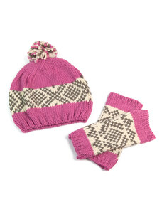 Art Of Polo Hat&Gloves Cz2600-2 Pink