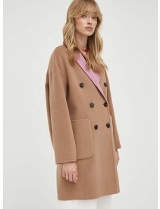 Oboustranný vlněný kabát MAX&Co. oversize