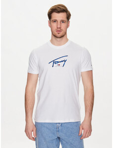 Tommy Jeans Tommy Hilfiger pánské bílé tričko