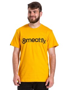 Meatfly pánské tričko MF Logo Deep Yellow | Žlutá