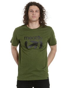 Meatfly pánské tričko Podium Olive | Zelená | 100% bavlna