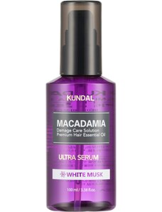 KUNDAL - MACADAMIA ULTRA HAIR SERUM - Korejské vlasové sérum White Musk 100 ml