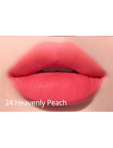 PERIPERA - INK AIRY VELVET - Barevný lesk na rty 4 g odstín 24 Heavenly Peach