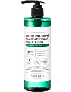 SOME BY MI - AHA-BHA-PHA 30 DAYS MIRACLE ACNE BODY CLEANSER - Sprchový gel 400 g