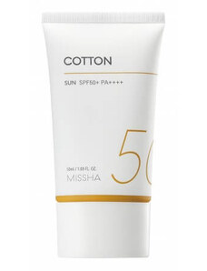 MISSHA - ALL AROUND SAFE BLOCK COTTON SUN SPF50+/PA++++ - Opalovací krém SPF 50+/PA++++ 50 ml