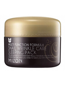 MIZON - SNAIL WRINKLE CARE SLEEPING PACK - noční pleťová maska se šnečím mucinem 80 ml