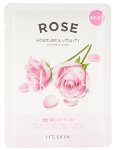 IT´S SKIN ITS SKIN - THE FRESH MASK SHEET - ROSE - Korejská pleťová maska 20 g