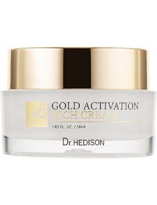 Dr. HEDISON - GOLD ACTIVATION RICH CREAM - luxusní krém s koloidním zlatem 50 ml