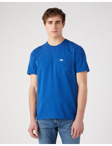 Tričko pocket tee true blue Wrangler - 112341030