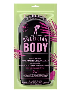 Eveline cosmetics Brazilian body Oboustranná sametová rukavice