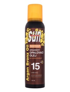 Vivaco Sun SPF15 Argan Bronz Oil Spray Opalovací olej 150 ml