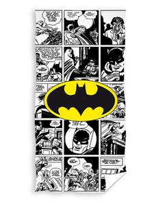 DC Comics BATMAN ,,HERO" dětská osuška mikrovlákno 70x140 cm