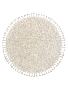 Dywany Łuszczów AKCE: 120x120 (průměr) kruh cm Kusový koberec Berber 9000 cream kruh - 120x120 (průměr) kruh cm