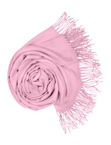 Carlo Romani Dámská baby růžová pašmína P71 / Dámská baby růžová šála