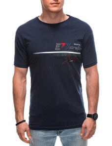 Buďchlap Tmavě modré tričko s jedinečným potiskem S1838