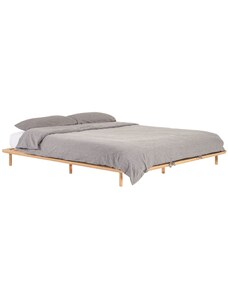 Dřevěná postel Kave Home Anielle 180 x 200 cm