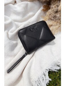 Calvin Klein Quilted peněženka dámská -černá