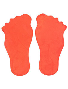 Merco Feet značka na podlahu oranžová