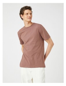 Koton Basic Tričko Krátký rukáv Tričkový Slim Fit