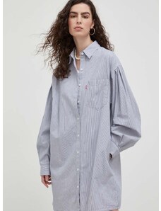 Bavlněné šaty Levi's mini, oversize