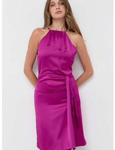 Šaty Pinko fialová barva, mini