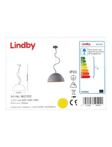 Lindby Lindby - LED RGBW Stmívatelný lustr na lanku CAROLLE 1xE27/10W/230V Wi-Fi Tuya LW0894