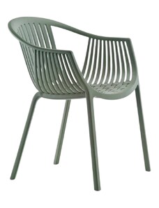 Pedrali Zelená plastová jídelní židle Tatami 306