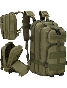 Trizand Vojenský batoh XL, zelený, nylon/polyester 600D, kapacita 38l