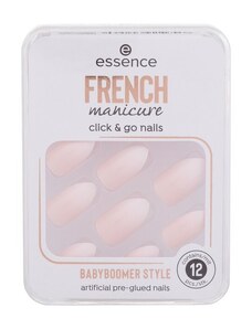 Essence French Manicure Click & Go Nails 02 Babyboomer Umělé nehty 12 ks