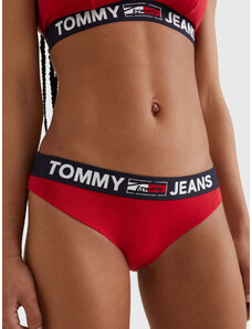 Dámské kalhotky CONTRAST WAISTBAND BRIEFS UW0UW02773XLG červená - Tommy Hilfiger