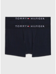 Chlapecké trenky TH ORIGINAL 2-PACK LOGO WAISTBAND TRUNKS UB0UB003410SV tmavě modrá - Tommy Hilfiger