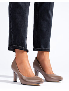 GOODIN Classic dark beige pumps on the Shelvt post