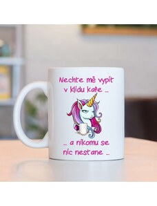 ihrnek.cz Hrnek Nechte mě vypít v klidu kafe... - Jednorožec - více variant