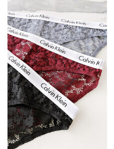 Calvin Klein Carousel Lace kalhotky 3-balení