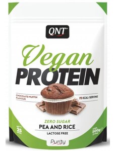 Proteinové prášky QNT VEGAN PROTEIN Chocolate Muffin - 500 g pur0024