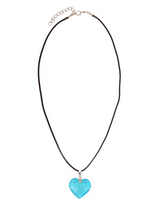 Fashion Jewellery Náhrdelník s přívěskem - srdíčko blue