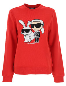 Karl Lagerfeld Mikina pro ženy Ve výprodeji v Outletu, Červená, Organický bavlna, 2024, 40 44