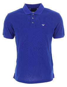 Emporio Armani Polo triko pro muže Ve výprodeji v Outletu, Bluette, Bavlna, 2024, S XL