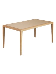 Dřevěný jídelní stůl Kave Home Better 160 x 90 cm s deskou z polycementu