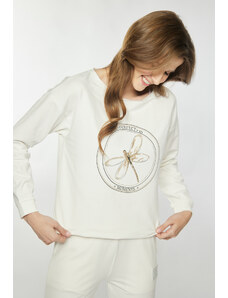 MONNARI Woman's Sweatshirts Sweatshirt With Decorative Print