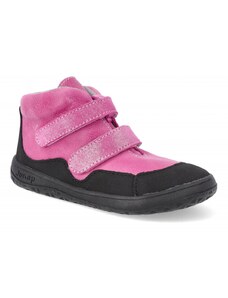 Barefoot dětské kotníkové boty Jonap - Bella M růžové