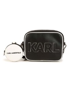 Dětská kabelka Karl Lagerfeld černá barva