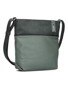 Zwei kabelka crossbody Jana J10 EUC šedozelená