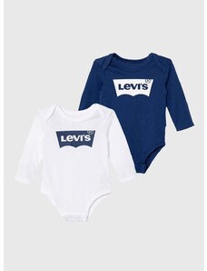 Bavlněné kojenecké body Levi's 2-pack