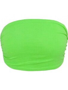 URBAN CLASSICS Ladies Neon Bandeau Top - neongreen