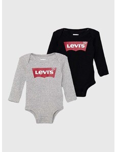 Bavlněné kojenecké body Levi's 2-pack