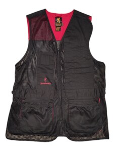 Browning střelecká vesta Deluxe, černá a červená