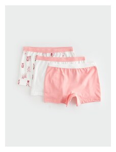 LC Waikiki Cotton Girls' Boxer 3-pack