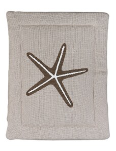 Světle šedá hrací deka Quax Starfish 93 x 73 cm