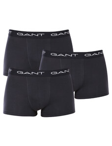 3PACK pánské boxerky Gant černé